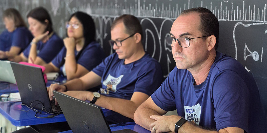 professores em capacitação 