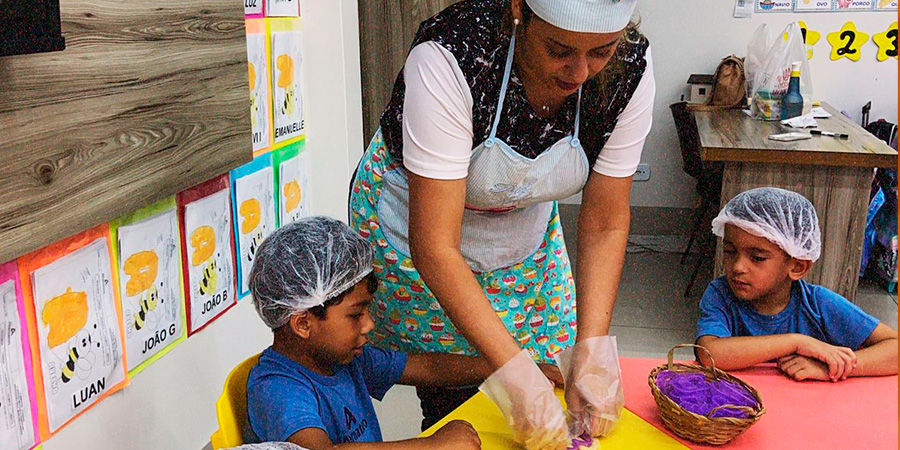 aula de culinária 